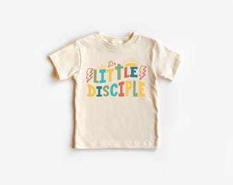 Little Disciple Kids Shirt, Christian Toddler T-Shirt, Religious Youth Shirt, Jesus Kids School Tee, Kids Biblical Shirt