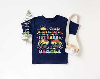 Goodbye Kindergarten T-Shirt, Hello 1st Grade, Graduation Gift