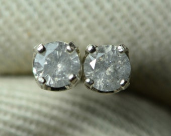 Zertifizierte Diamant Ohrstecker 0,31 Karat Echte Natürliche Real Earth Mined Diamant, Geburtstagsgeschenk für ihr Jubiläumsgeschenk Weihnachten D28