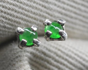 STUD EARRINGS SOLID 925 Sterling Silver Traditional Tribal