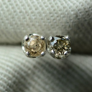 VS2 Natural diamond vivid brown 0.27ct 4.2mm Jewellery Earrings Cuff & Wrap Earrings 