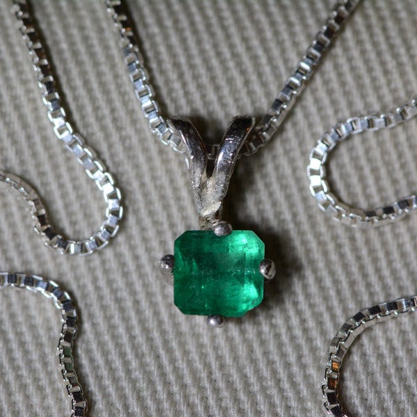 Genuine Emerald Jewelry - Etsy