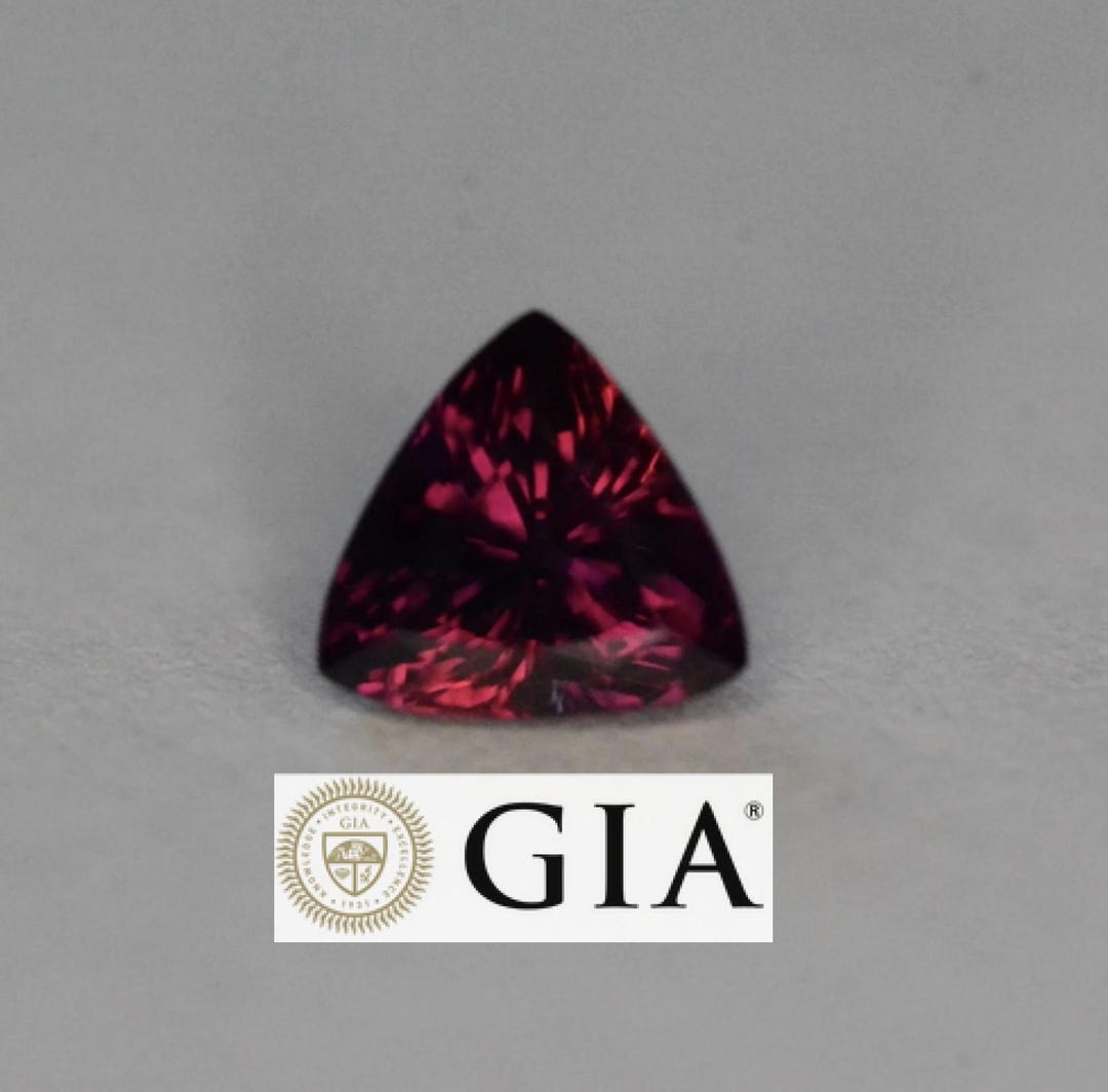 Cleanest Large Ruby GIA Certified Clean Unheated Ruby 0.62 Carats Untreated Natural Real ...