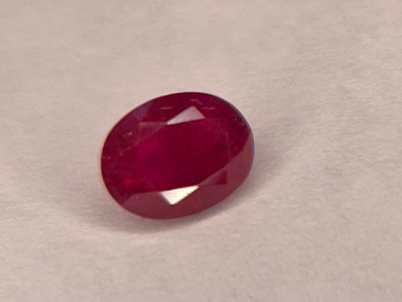 GIA Certified Ruby 0.53 Carats Natural Real Genuine Loose Red Ruby ...