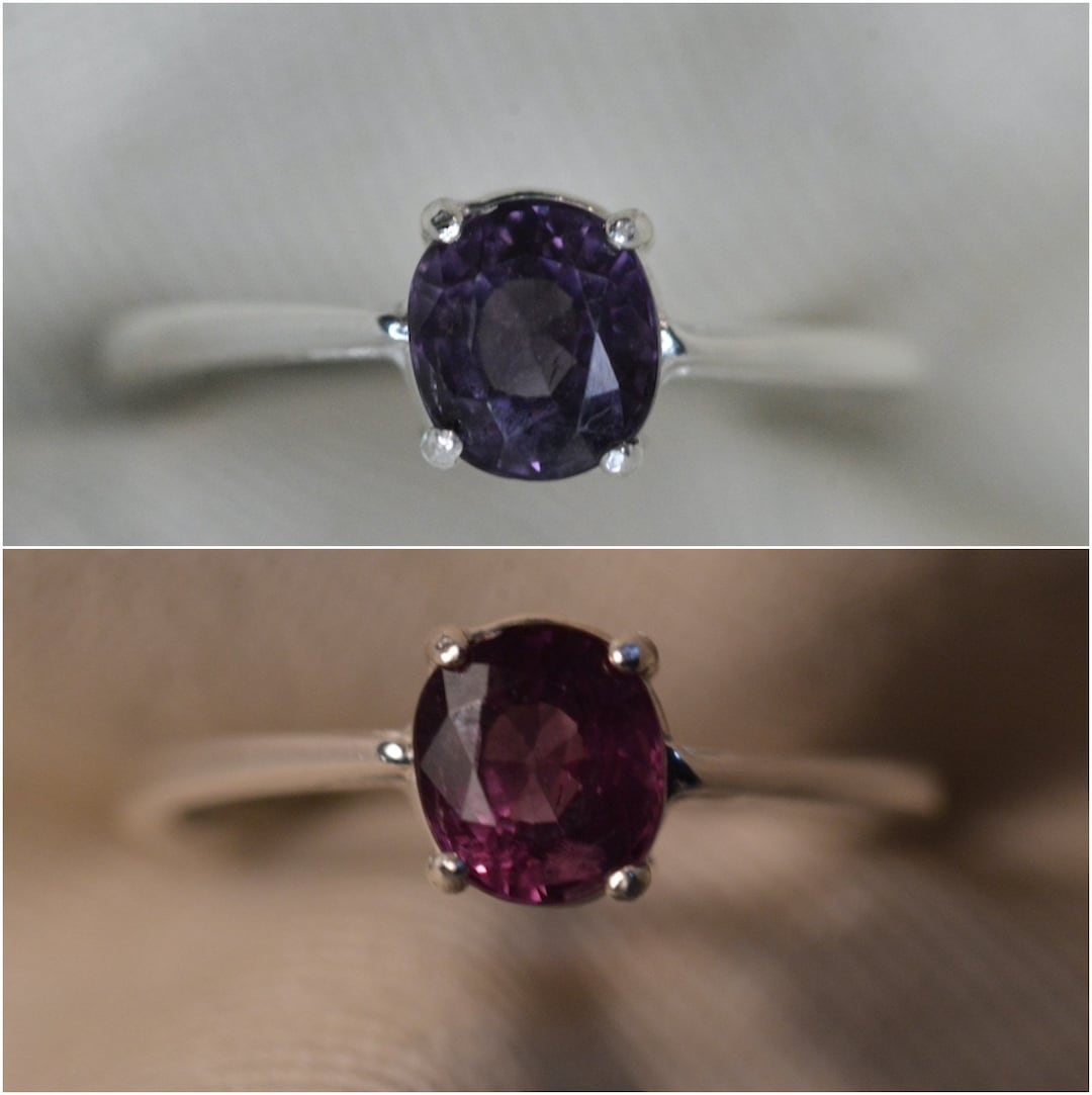 Color change garnet ring new arrivals