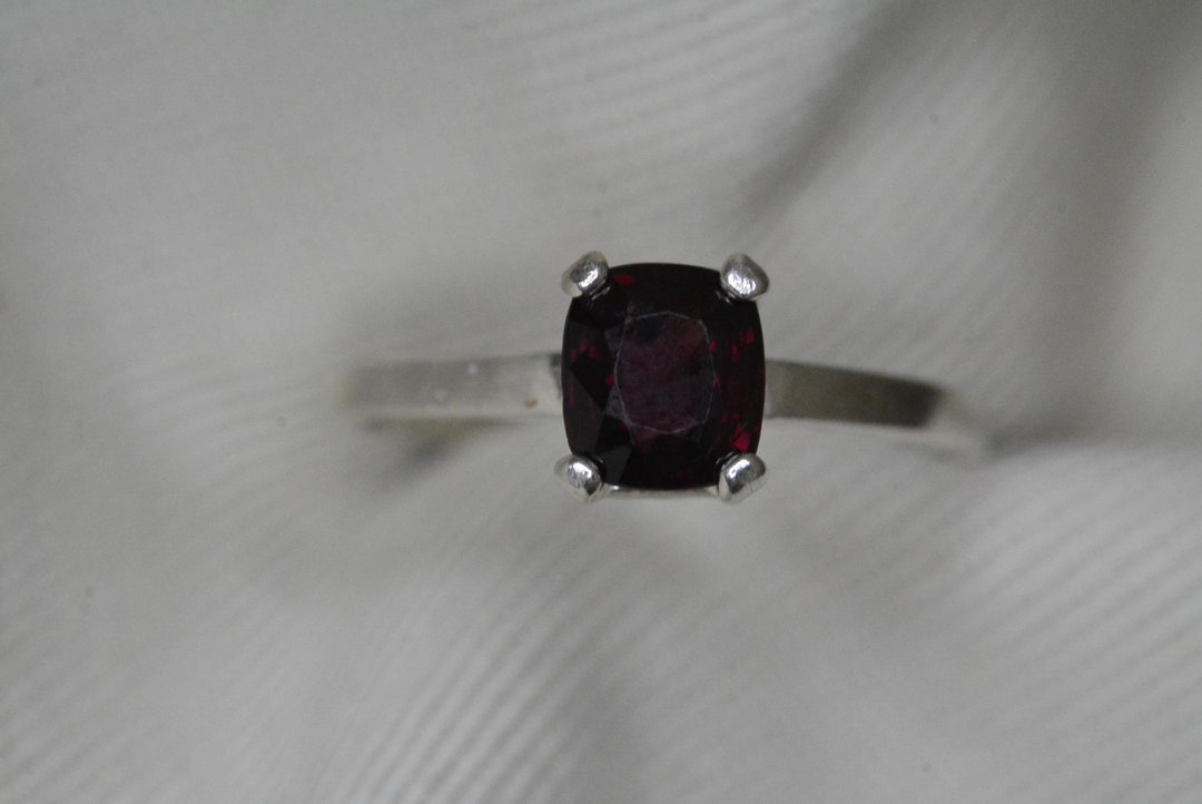 Real Blue Spinel Rings Certified Rare Red Spinel Ring 1.10 Carat Solitaire Real Genuine ...