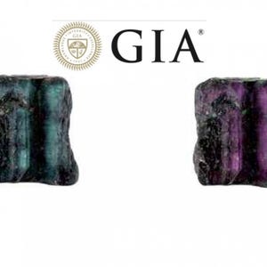GIA-gecertificeerde ruwe alexandriet losse edelsteen 2,11 karaat natuurlijke echte aarde gedolven juni geboortesteen Gemological Institute Of America GA7