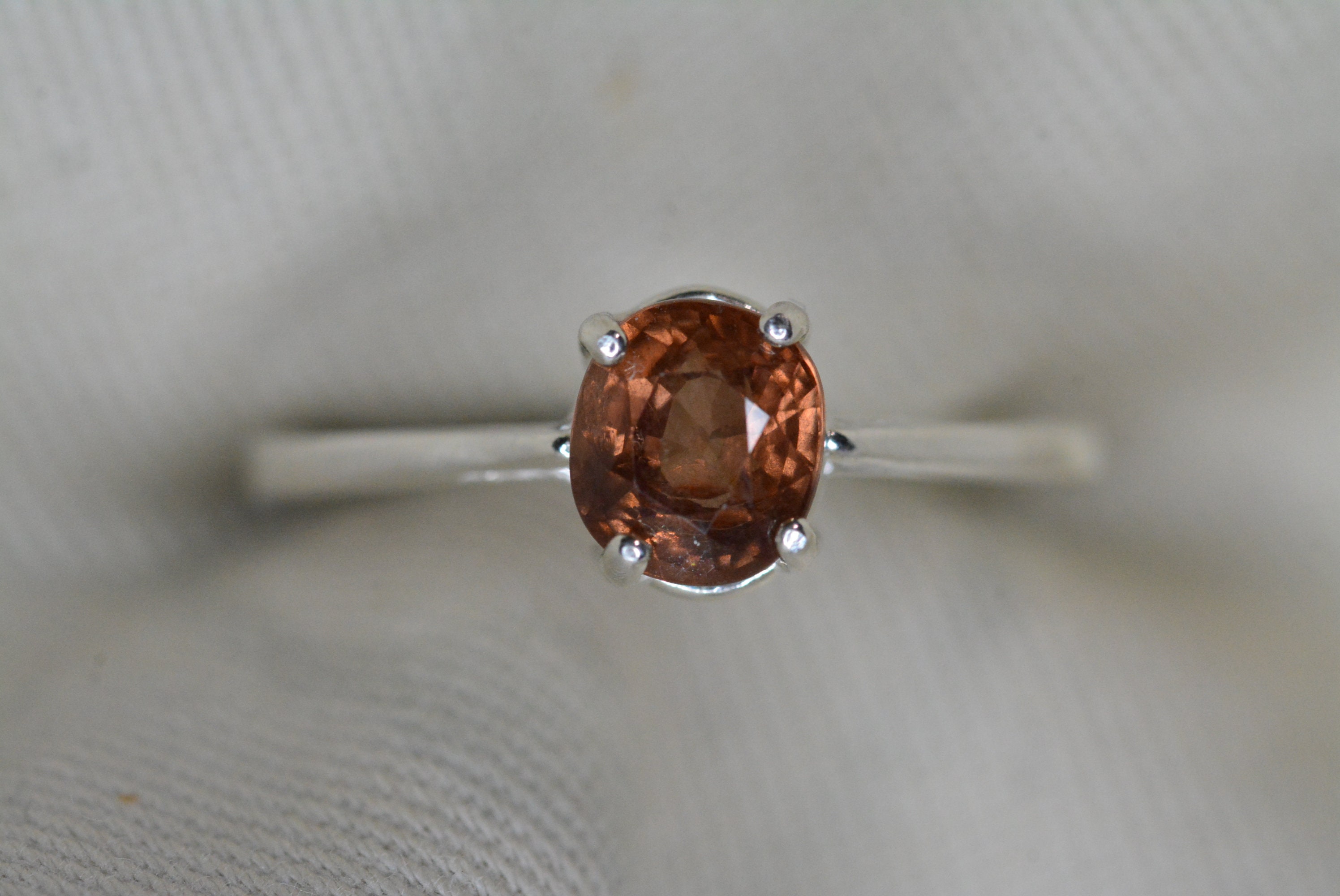 Certified Color Change Garnet Ring 1.33 Carat Sterling Silver Solitaire ...