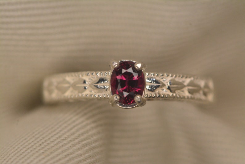 Certified Ruby Ring 0.48 Carats Appraised at 625.00 July Birthst Certified Ruby Ring 0.48 Carats Appraised at 625.00 July Birthst