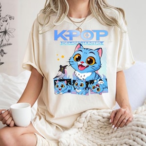 Demon Hunters Tiger shirt, Derpy the Tiger And Bird Kpop Demon Hunter Tige , Hunters Tiger fan, Kpop Saja Boys Shirt, Kpop Demon Hunters