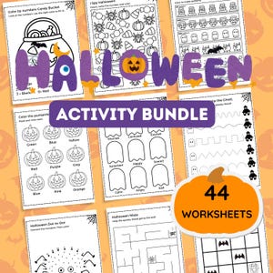 Halloween Activity Bundle