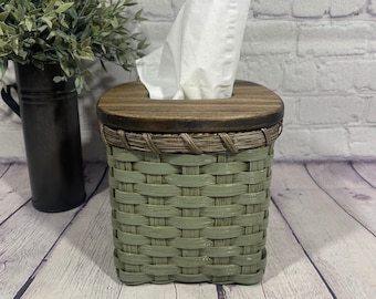Tissue Basket-Tissue Box-Handwoven Basket