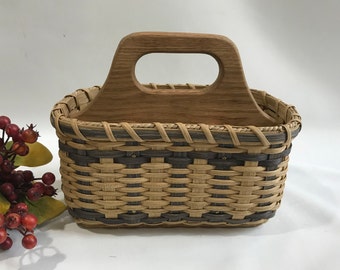 organizer caddy divided basket silverware paper plate basket etsy