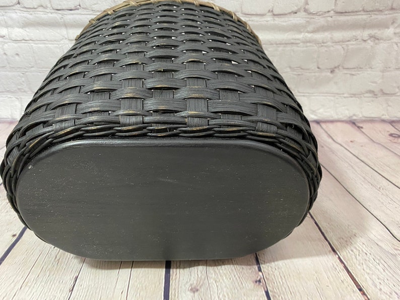 Waste Basket With Lid / Magazine Basket / Storage Basket / Etsy