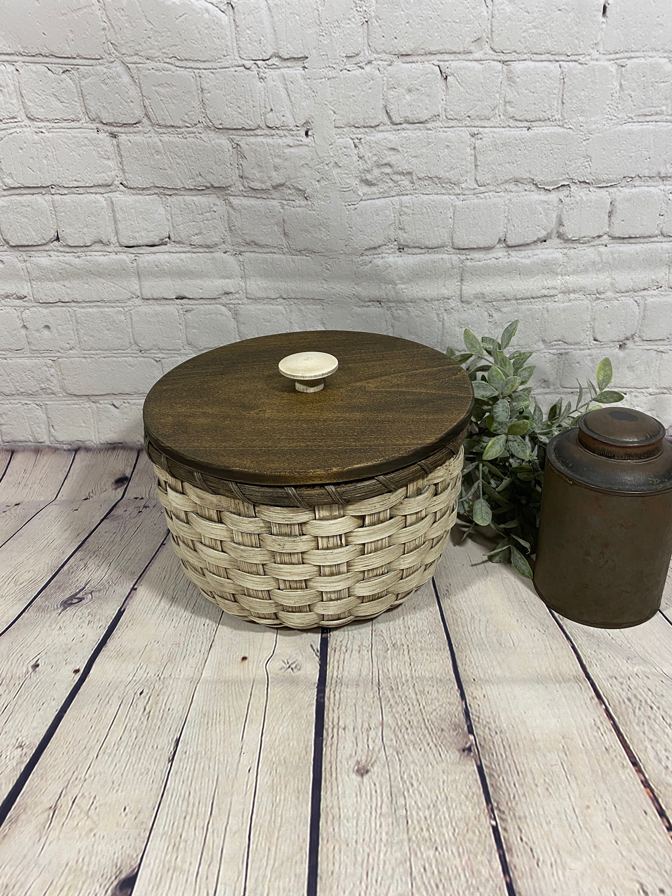 Storage Basketpaper Plate Basketround Baskethandwoven Etsy