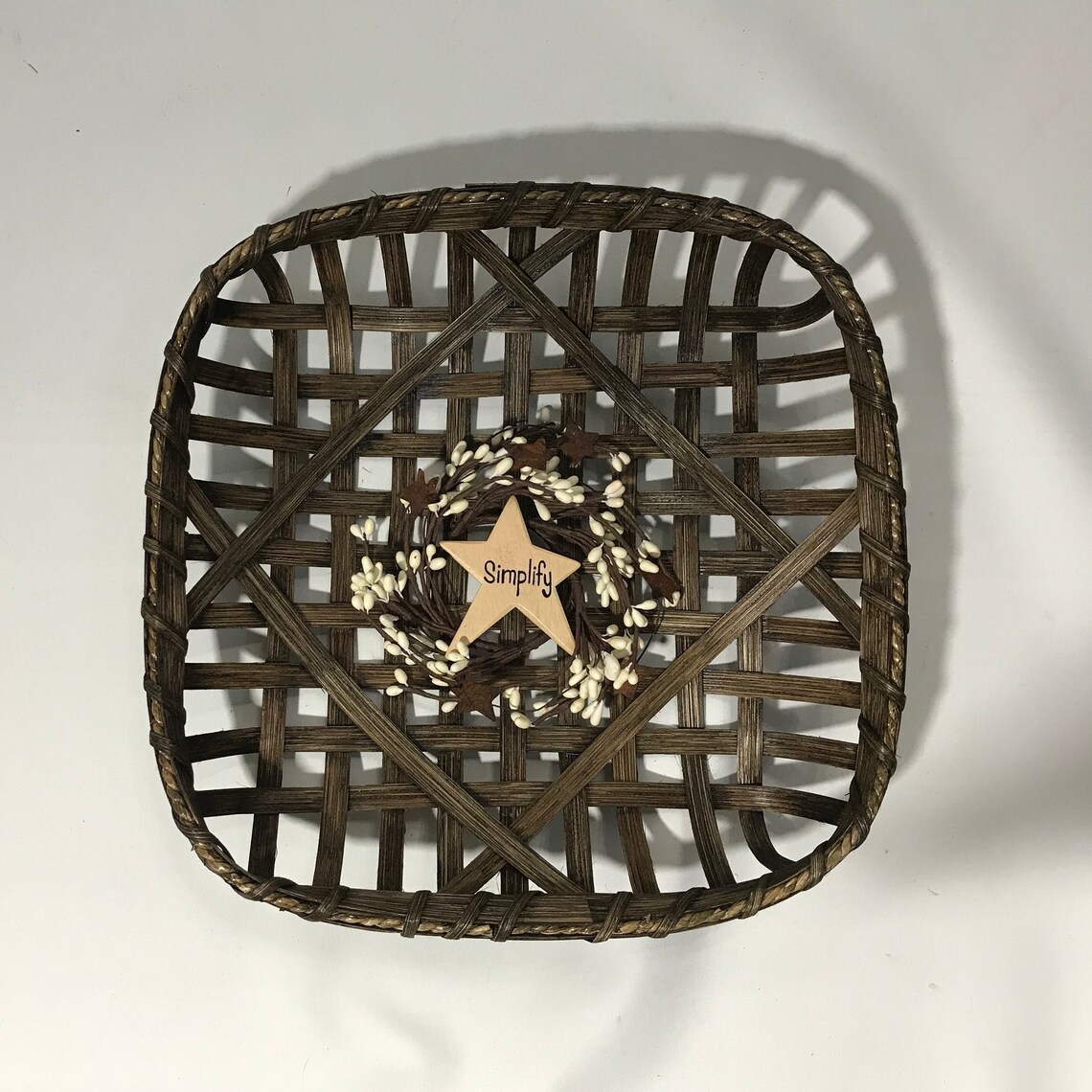 Small Tobacco Basket 11 x 11Handwoven / Bread Etsy