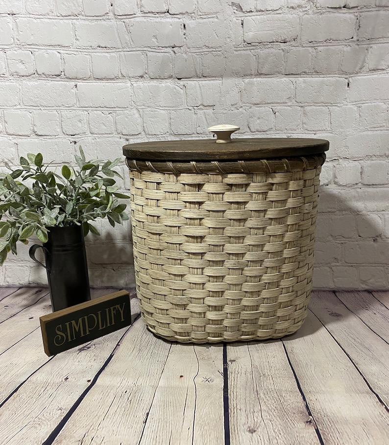 Waste Baskets With Lid / Magazine Basket / Storage Basket / Etsy