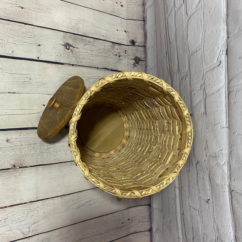 Toilet Paper Basket With Lidbathroom Tissue Baskettall Etsy