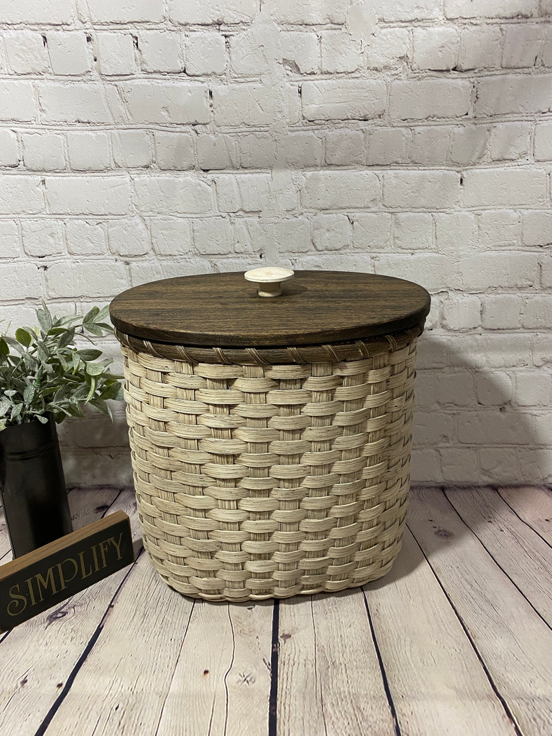 Waste Baskets With Lid / Magazine Basket / Storage Basket / Organizer