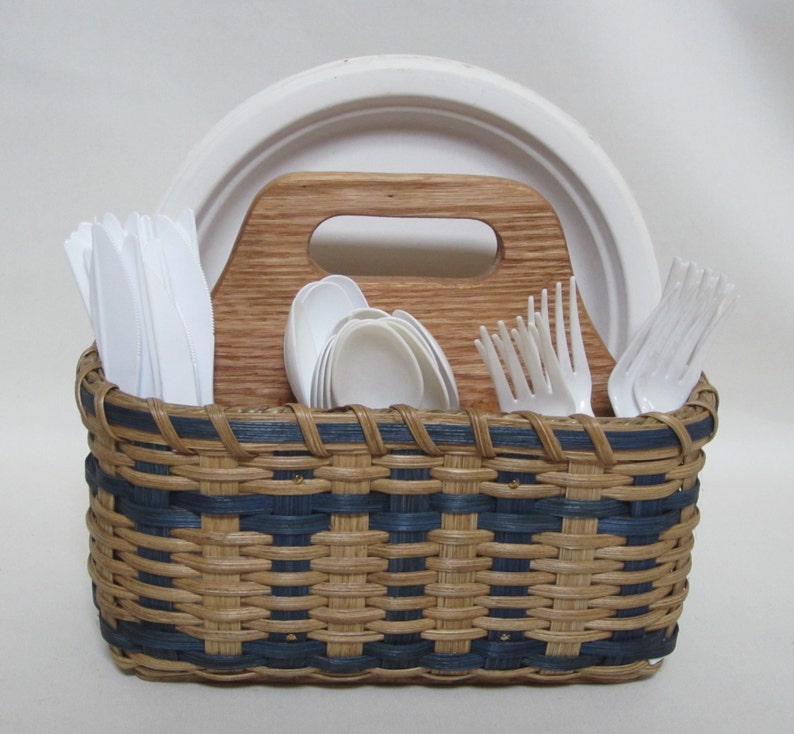 Silverware / Paper Plate / Napkin BasketDivided Etsy