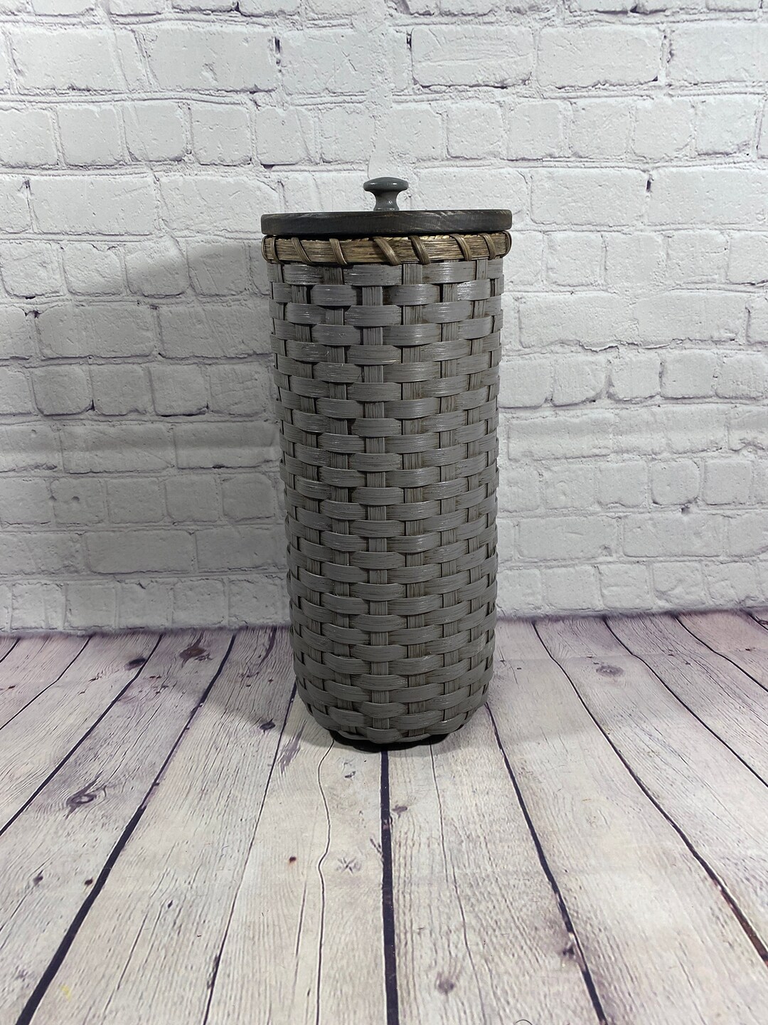 Toilet Paper Baskettoilet Paper Holdergranite Gray Etsy