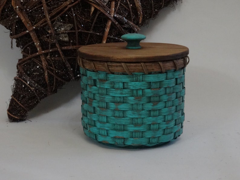 Toilet Paper Basket-Basket with a Lid-Painted Basket ...