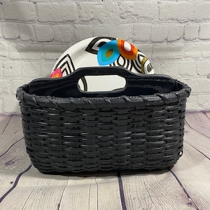 Paper Plate-Silverware Basket / Organizer Basket / Storage Basket / Basket with Dividers-Large