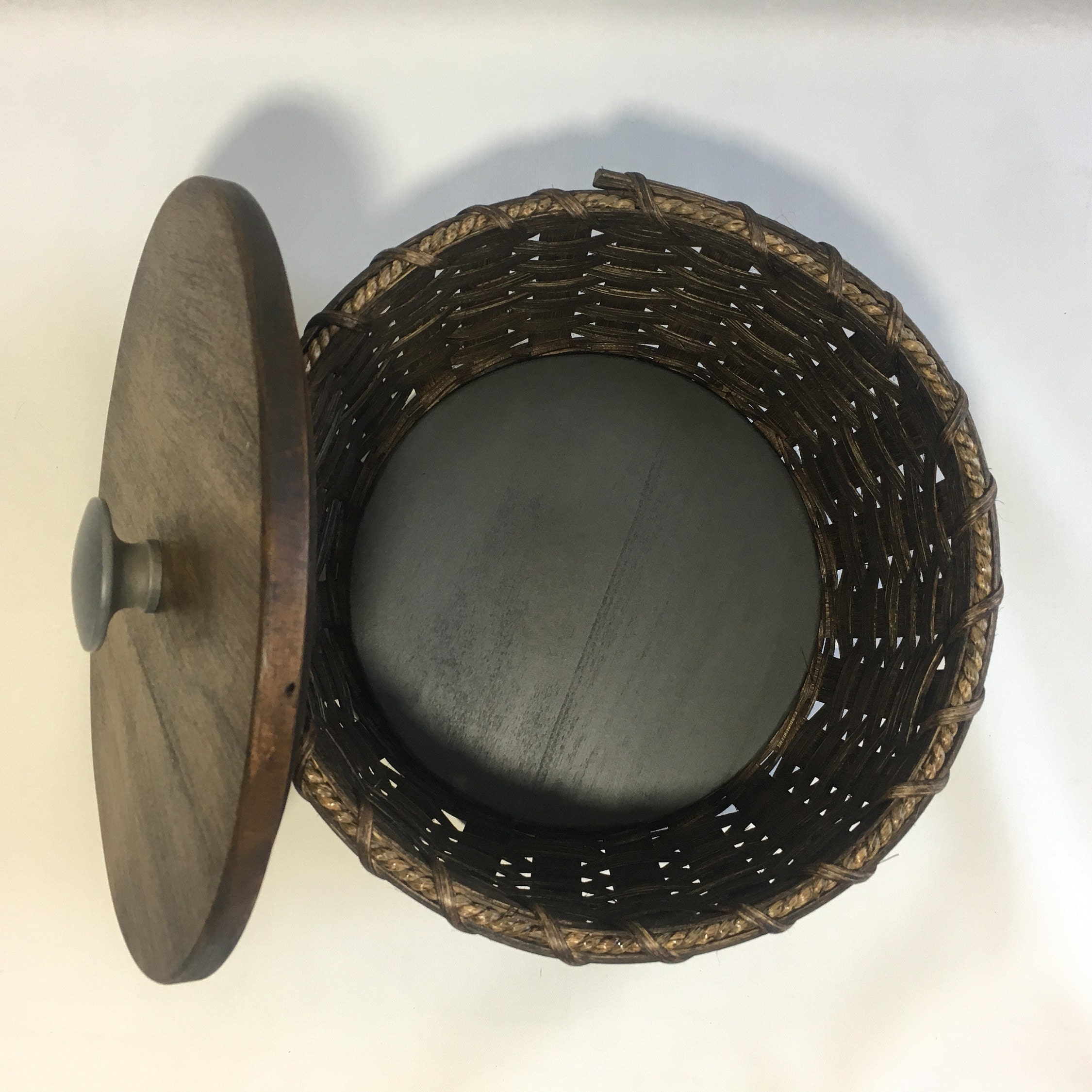 Storage BasketPaper Plate BasketRound BasketHandwoven Etsy