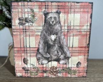 Wall Art-Woodland Bear