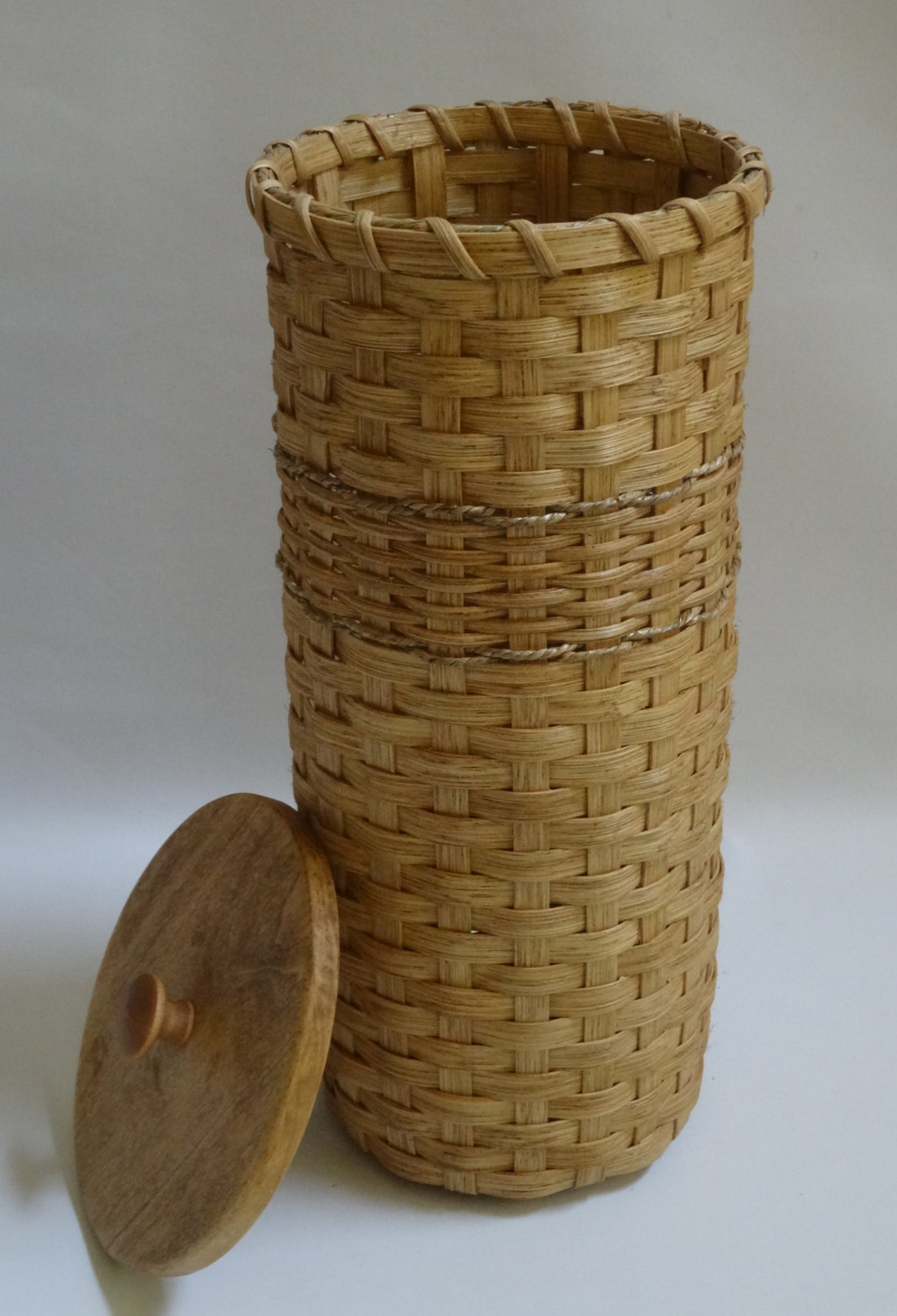 Toilet Paper Basket With Lidbathroom Tissue Baskettall Etsy