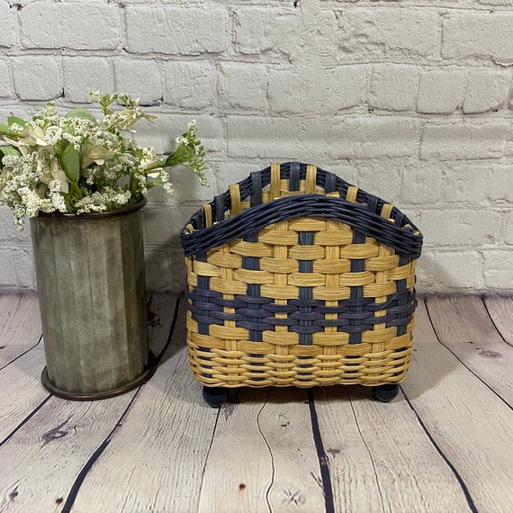 Napkin Basket / Table Top Basket /handwoven Basket Etsy