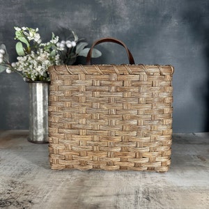 Mail Basket / Wall Basket / Handwoven Basket