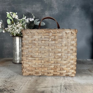 Mail Basket / Wall Basket / Handwoven Basket