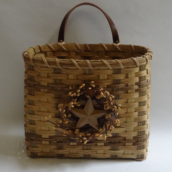 Mail Basket / Wall Basket / Handwoven Basket