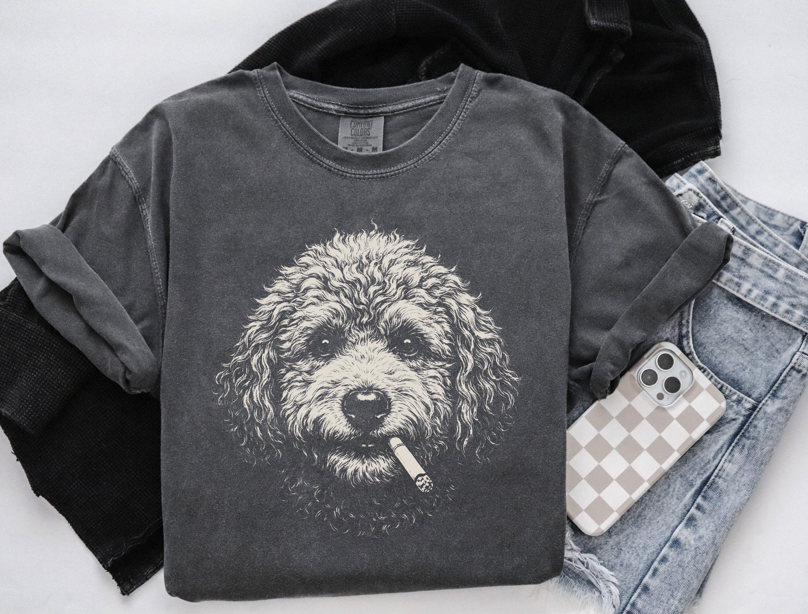 LYFT DOG GRAPHIC CUT-OFF VINTAGE Tシャツ LYFT DOG GRAPHIC CUT-OFF