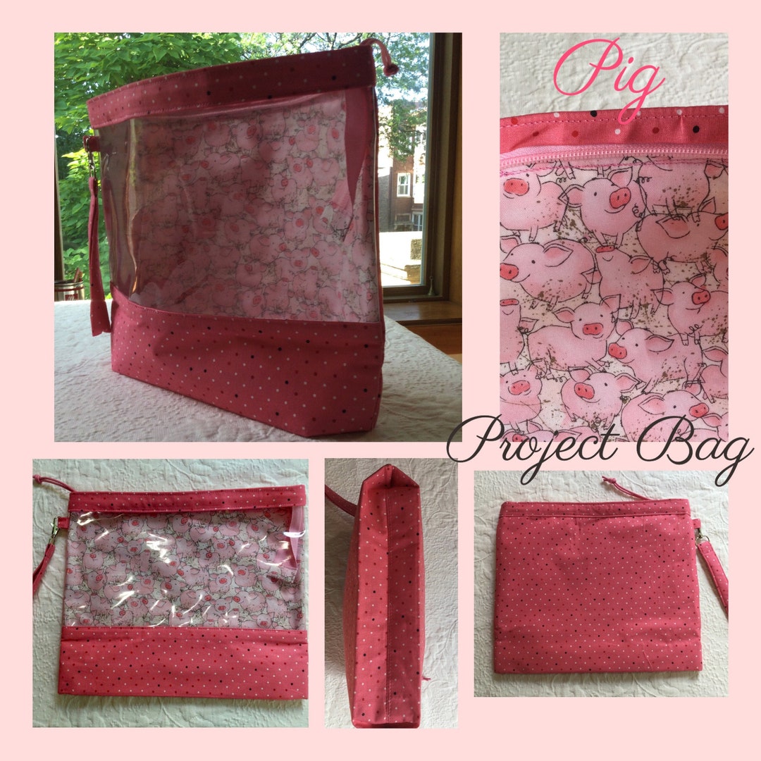 Large Project Zippered Bag - Pink and Main LLC