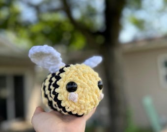 Handgemachte häkeln Biene Amigurumi Stoff, süße Bumble Bee Plüsch, Geschenk für Bienen Liebhaber