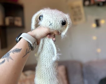 Floppy rabbit bunny crochet plushie stuffed animal rabbit gift for bunny lovers adorable bunny plush