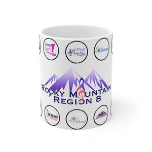Rocky Mountain Region 8 Choruses mug | SAI | RMR8