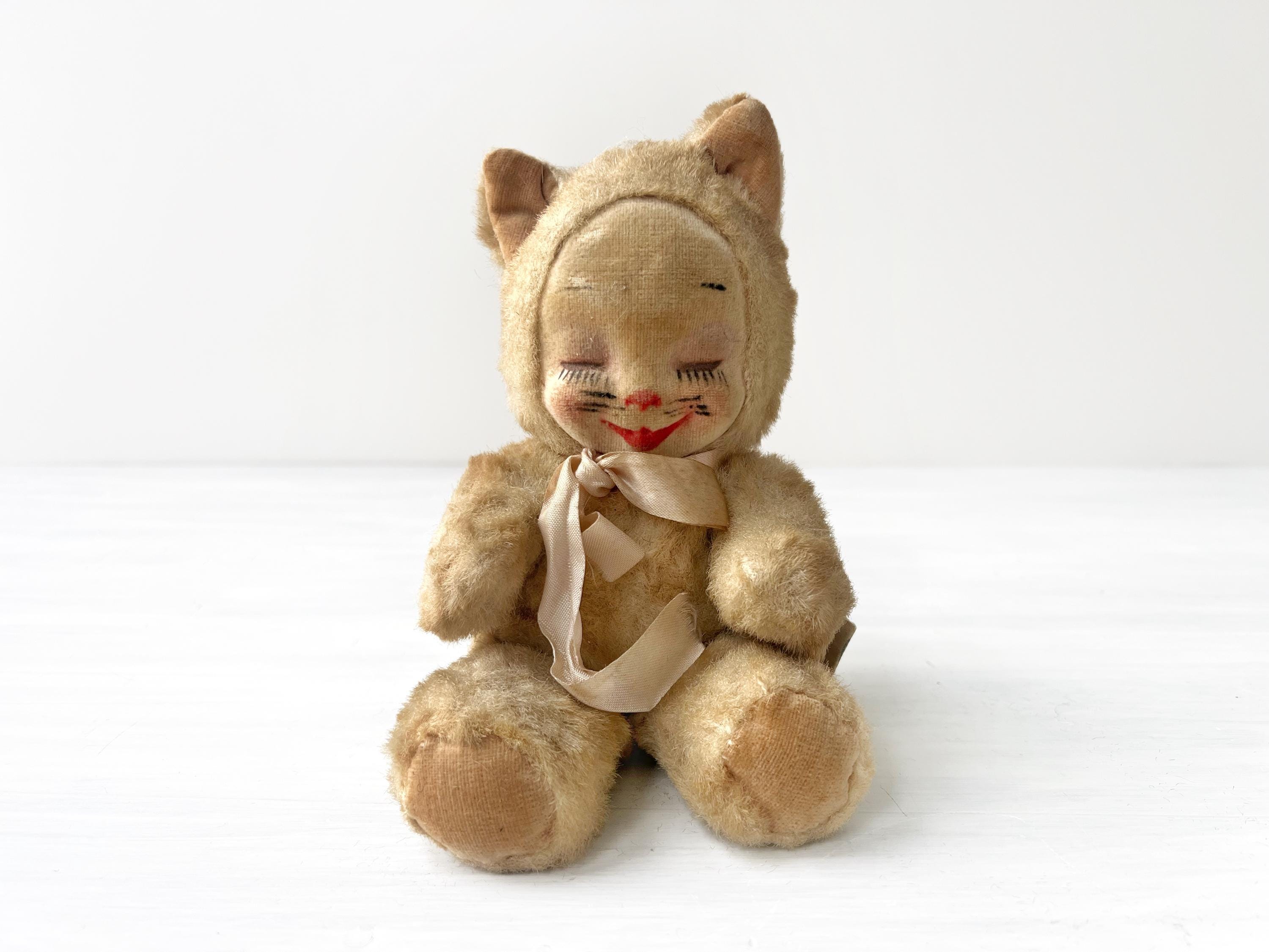 Vintage Knickerbocker Cat Plush - Etsy