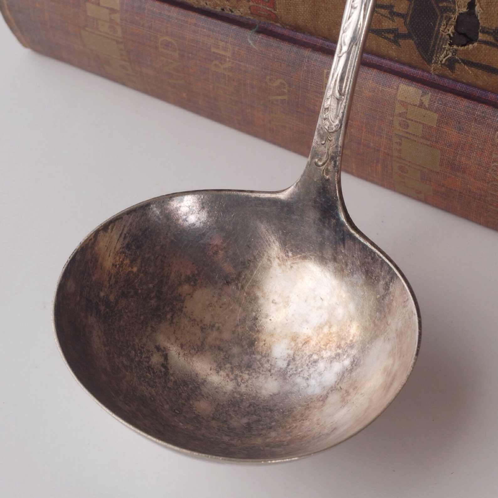 Antique Ladle, 1847 Rogers Brothers Columbia Pattern, 1893 Silver Plate