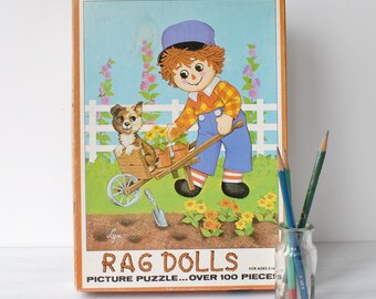 Vintage Raggedy Andy Jigsaw Puzzle, 100 Piece Kids' Picture Puzzle