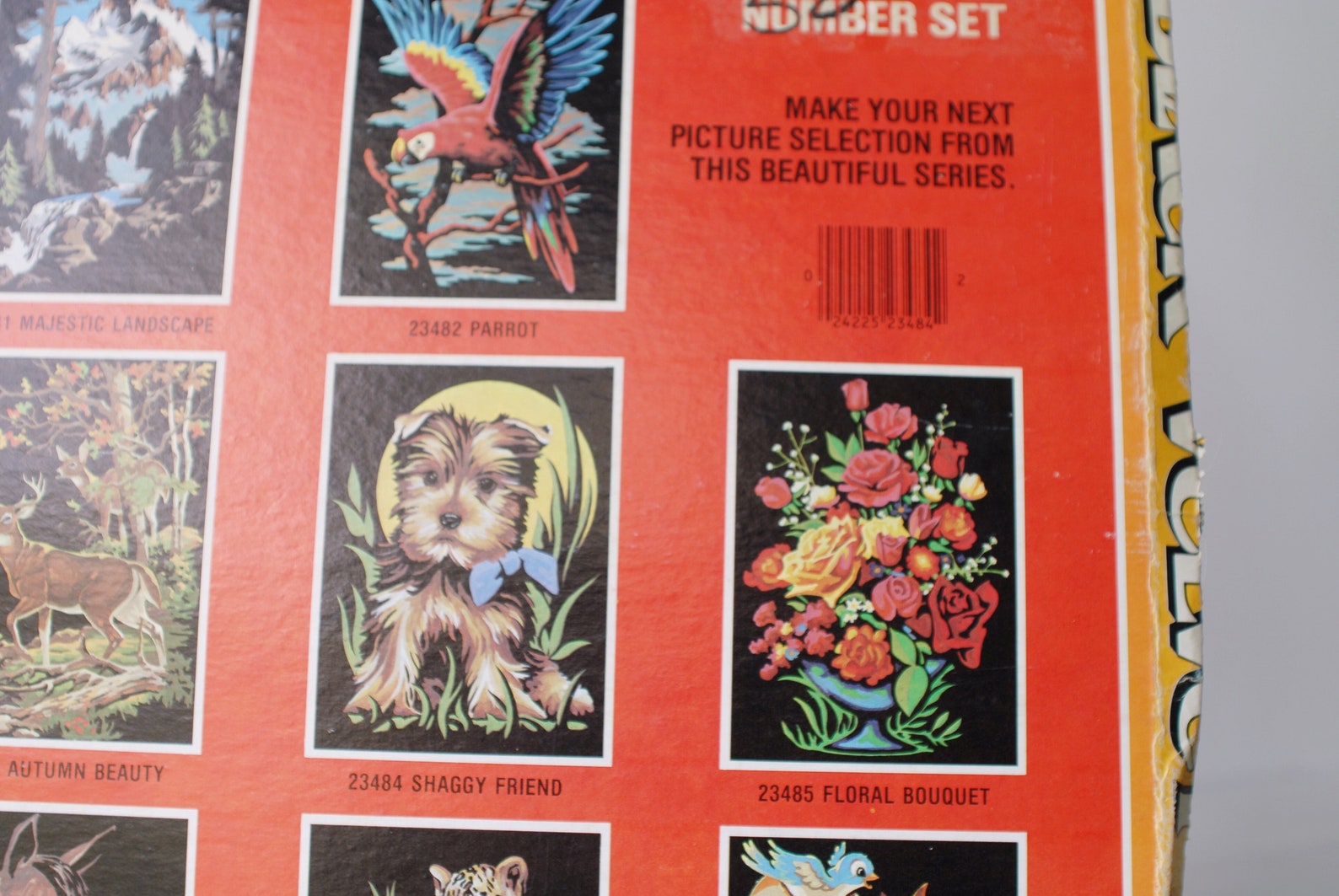 Vintage black velvet paint by number kit Norfolk Terrier dog Etsy