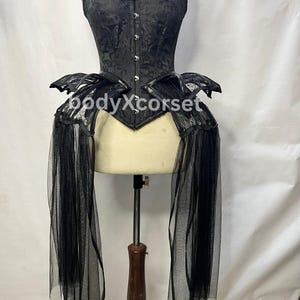 Skull Brocade Gothic Corset: Steel Boned Lace-Up Waist Trainer Halloween Festival Costume Burlesque Dress