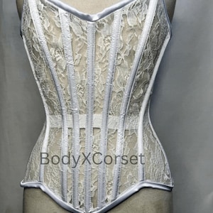Longline Corset For Hourglass Figure Mesh Waist Trainer
