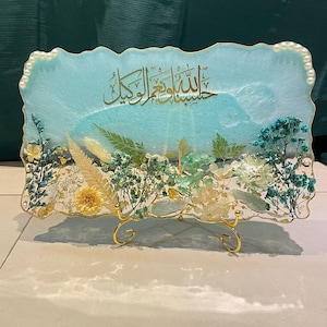 Bridal Resin Tray | Resin Ceremony Tray | Resin Nikah Tray | Personalized Resin Engagement Gift Tray | Wedding Resin Gift Tray