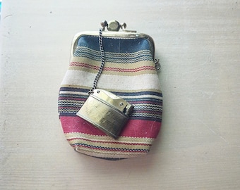 VINTAGE CIGARETTE WALLET With Lighter