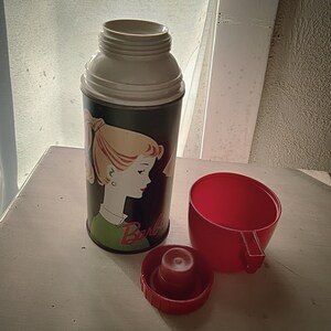 Vintage 1973 the World of Barbie Thermos Brand Thermos for Vinyl