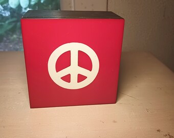 VINTAGE TRINKET BOX Peace