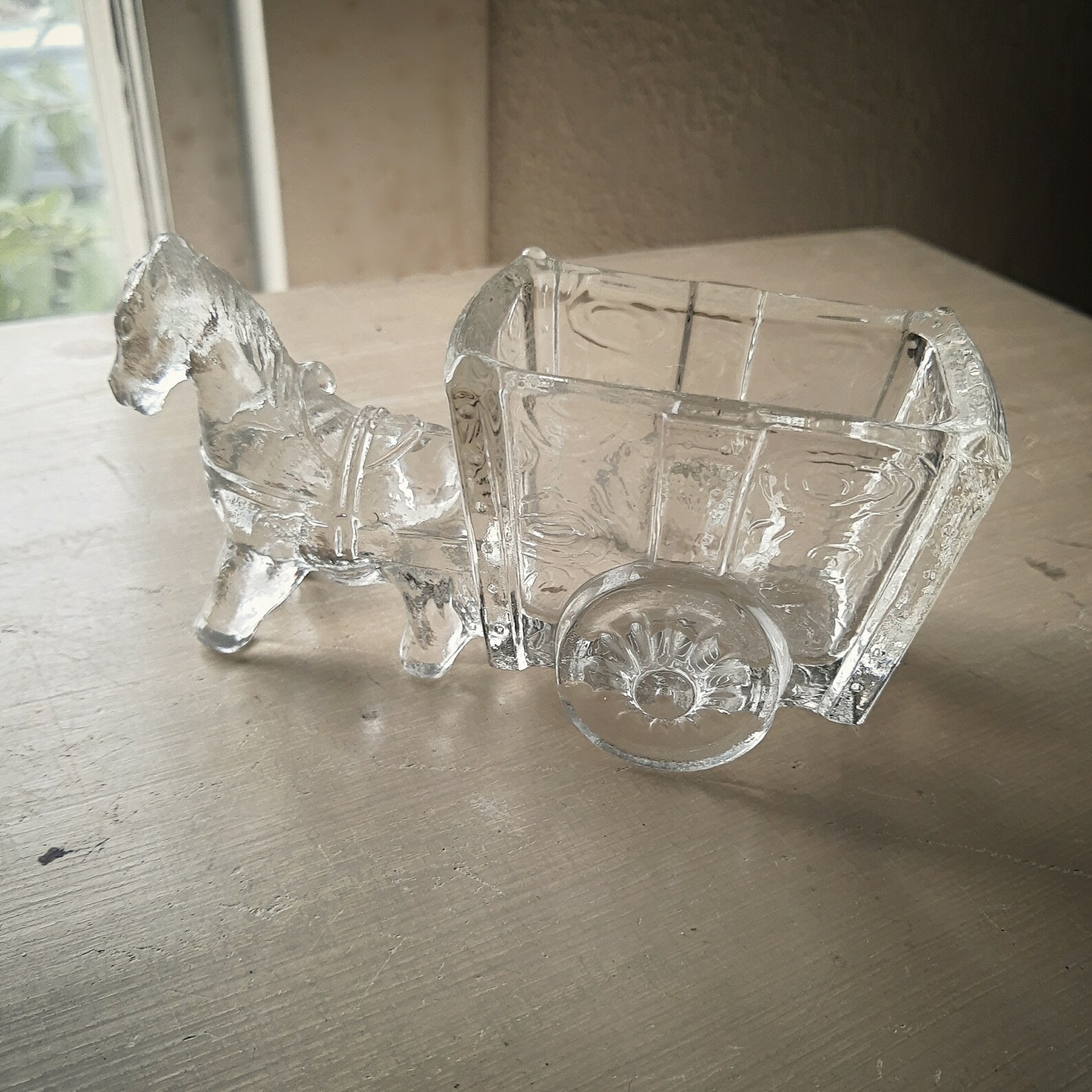 VINTAGE CANDY DISH Horse and Cart Etsy